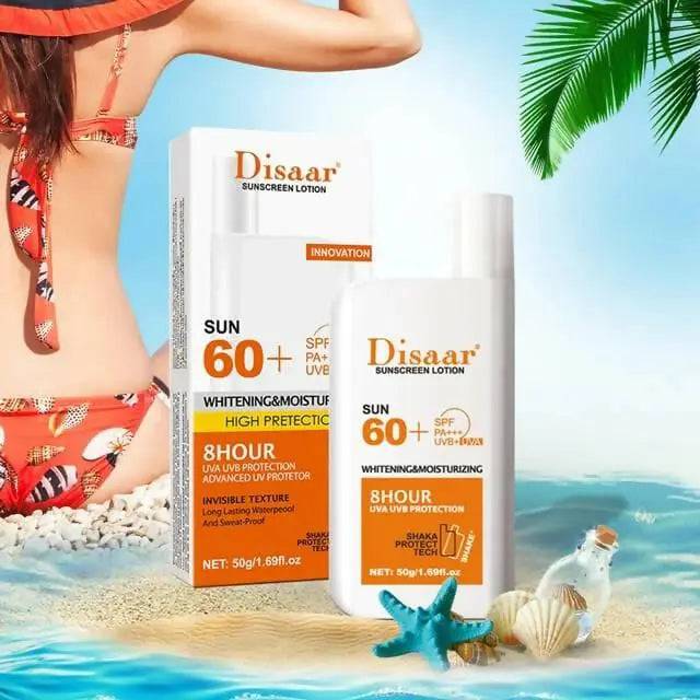 DIsaar Sunscreen Lotion Spf60+ High Protection 50G - My Store