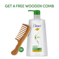 Dove Hair Fall Rescue Shampoo 700ml + FREE WOODEN COMB