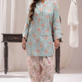 Daily Pret By Dor Stitched Co Ords Printed Vol-03 Suit-DPEC3-01-Sky Blue