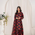 Feathers Unstitched 3 Piece Digital Printed Lawn Summer Suit-BRILLEX-FT714