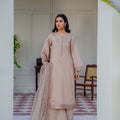 Threads & Weaves Stitched 3 Piece Pret Emb Viscose Collection-08