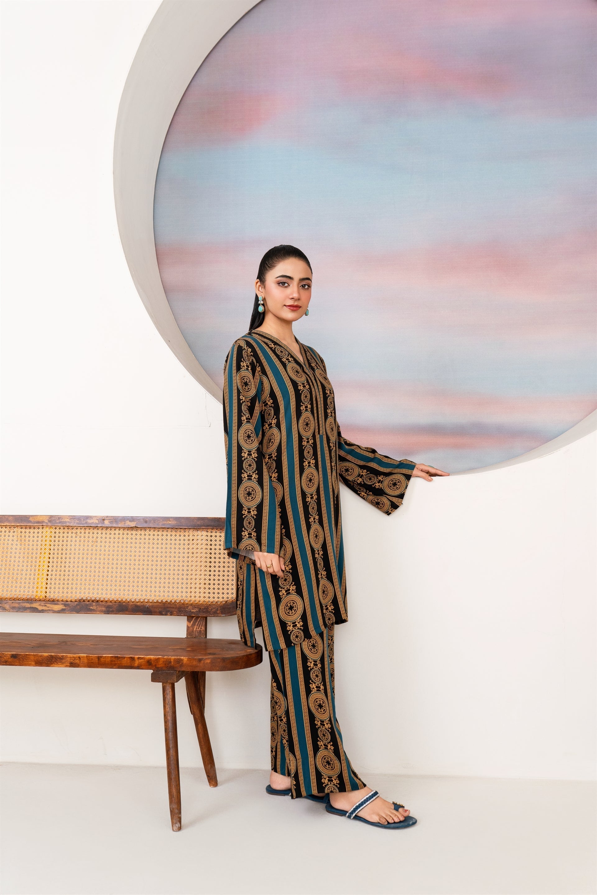 Manahils Stitched Co Ords Marina-02