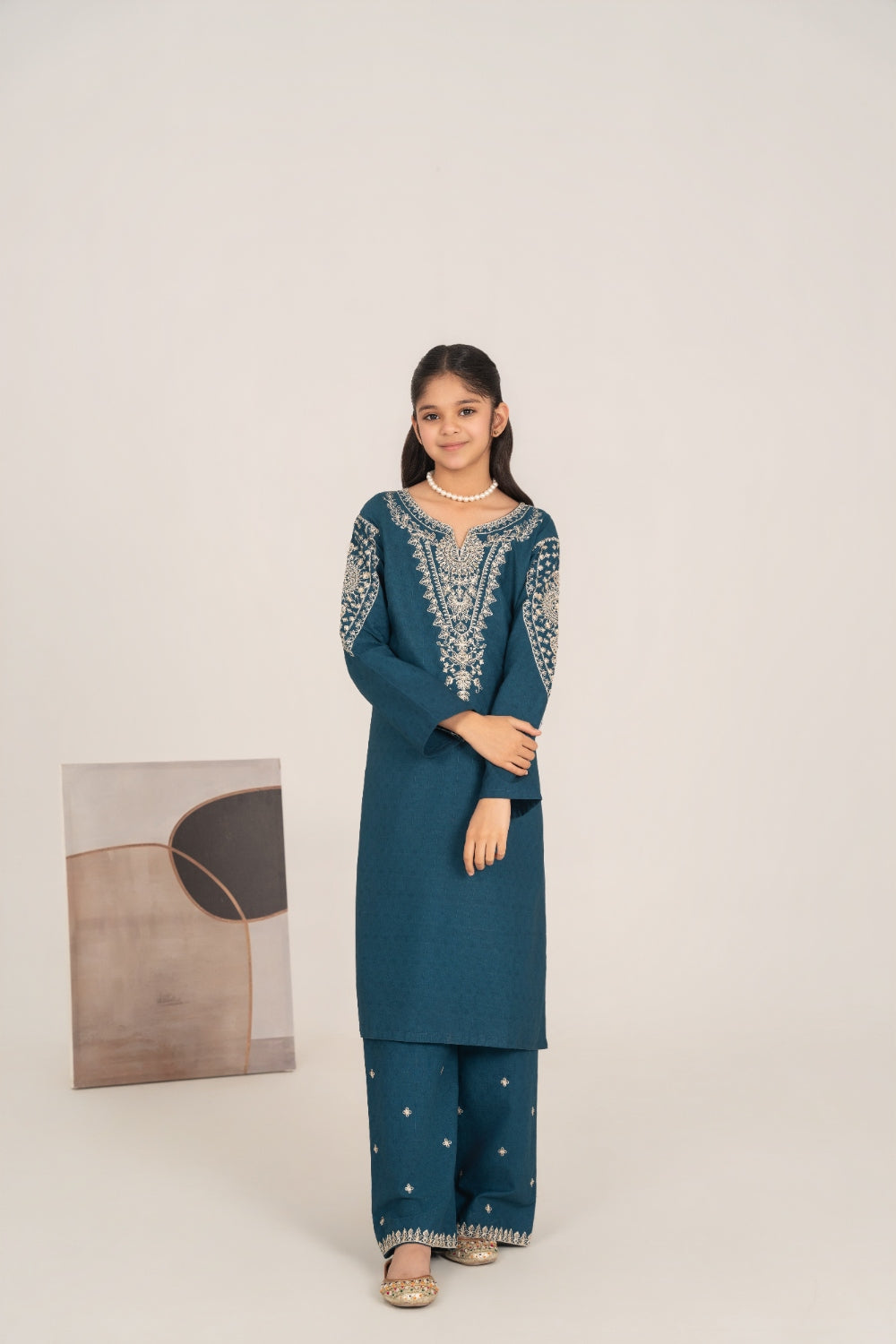 Khayat Stitched 2 Piece Winter Kids Suit-Zarmina