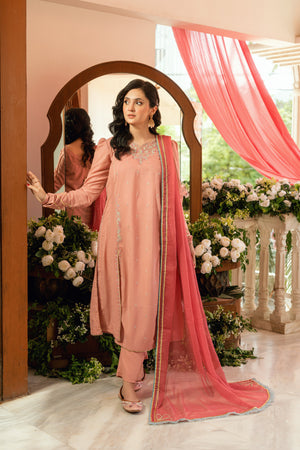 Baat Pakki Omal by Komal Stitched 3 Piece Dobby Collection'2025-Ayla