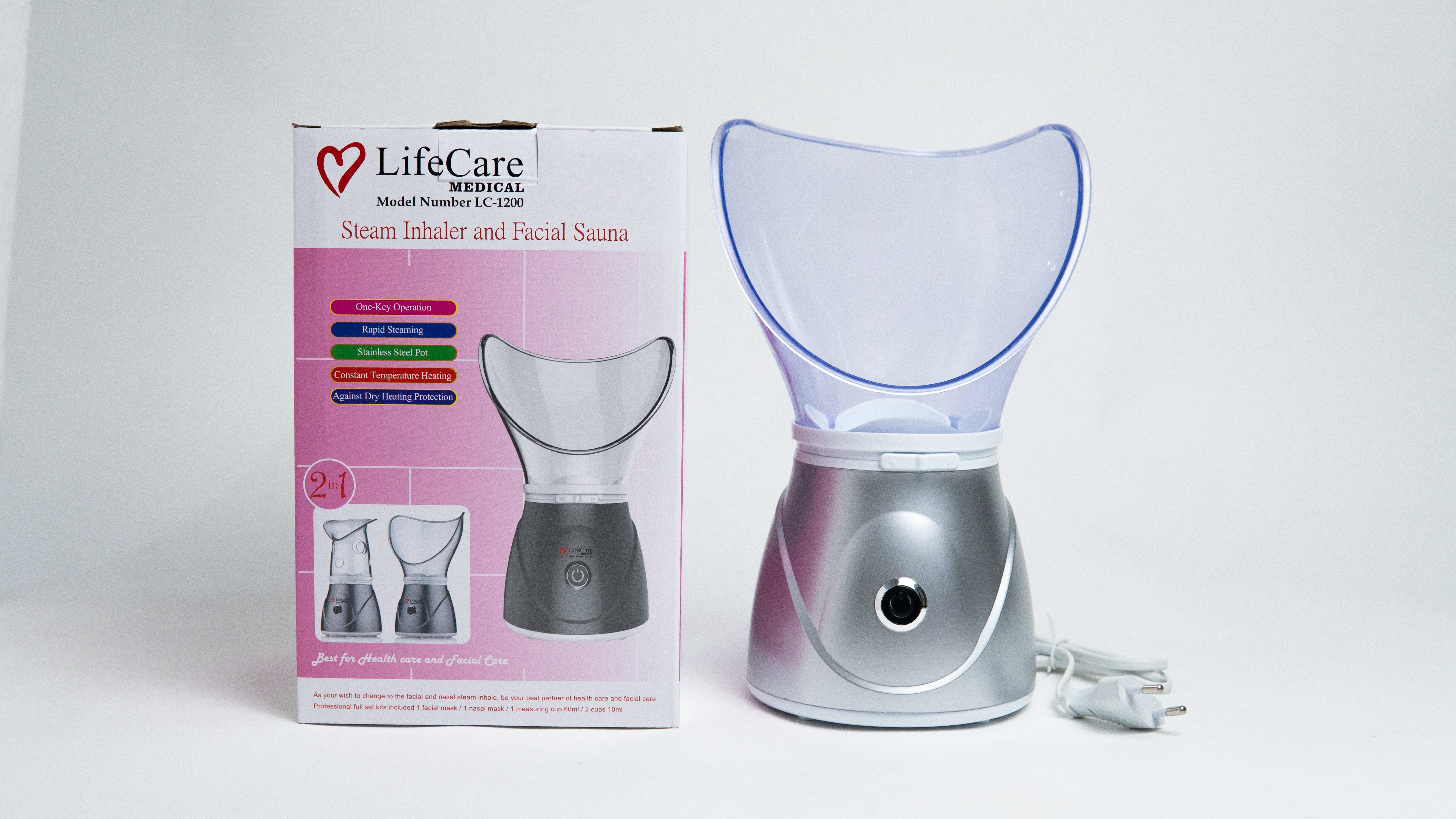 Facial Beauty - Portable Steam Inhaler and Facial Sauna 2 in 1 Steamer