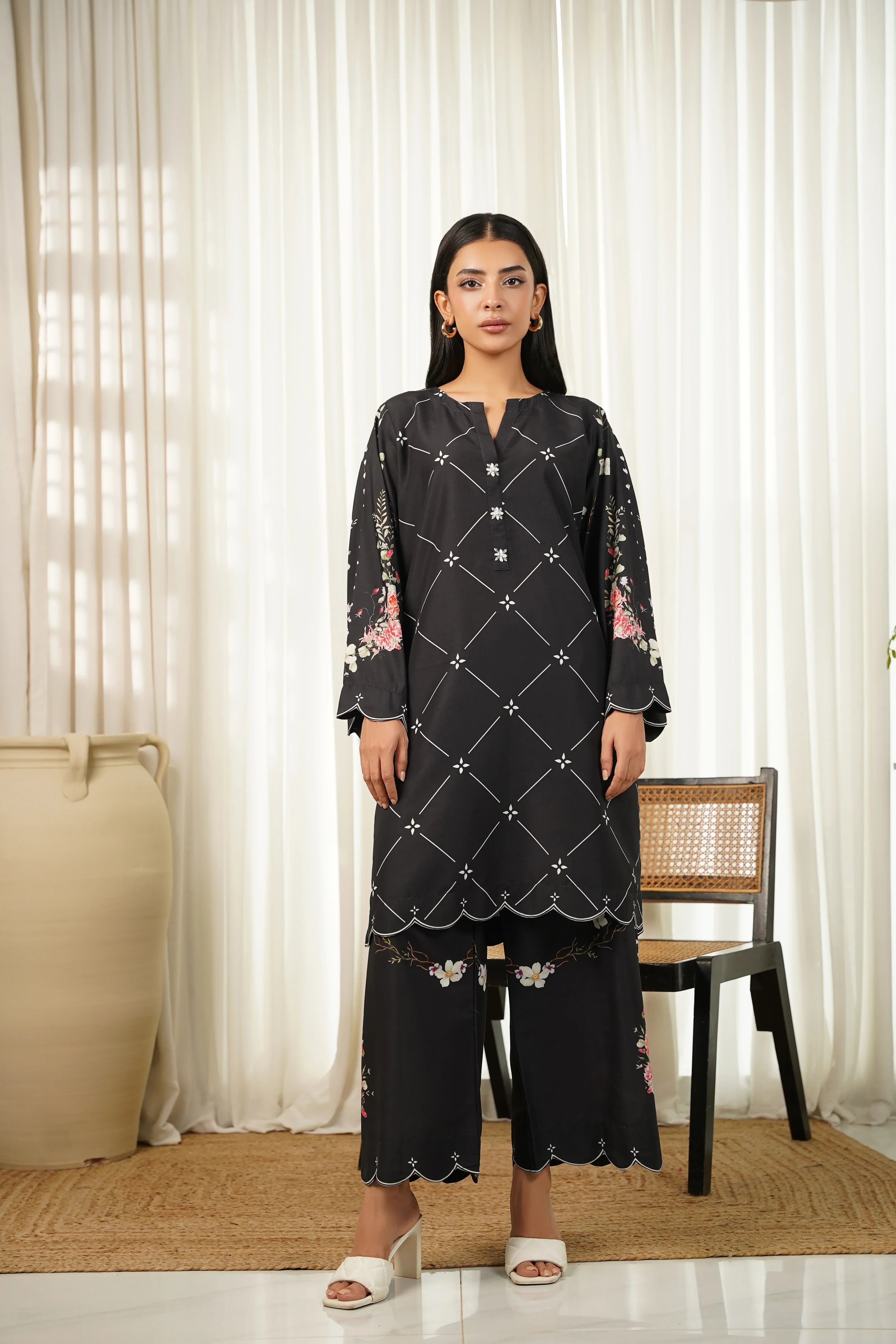Dhaga Stitched 2 Piece Poly Cambric Collection'2025-Cyrille