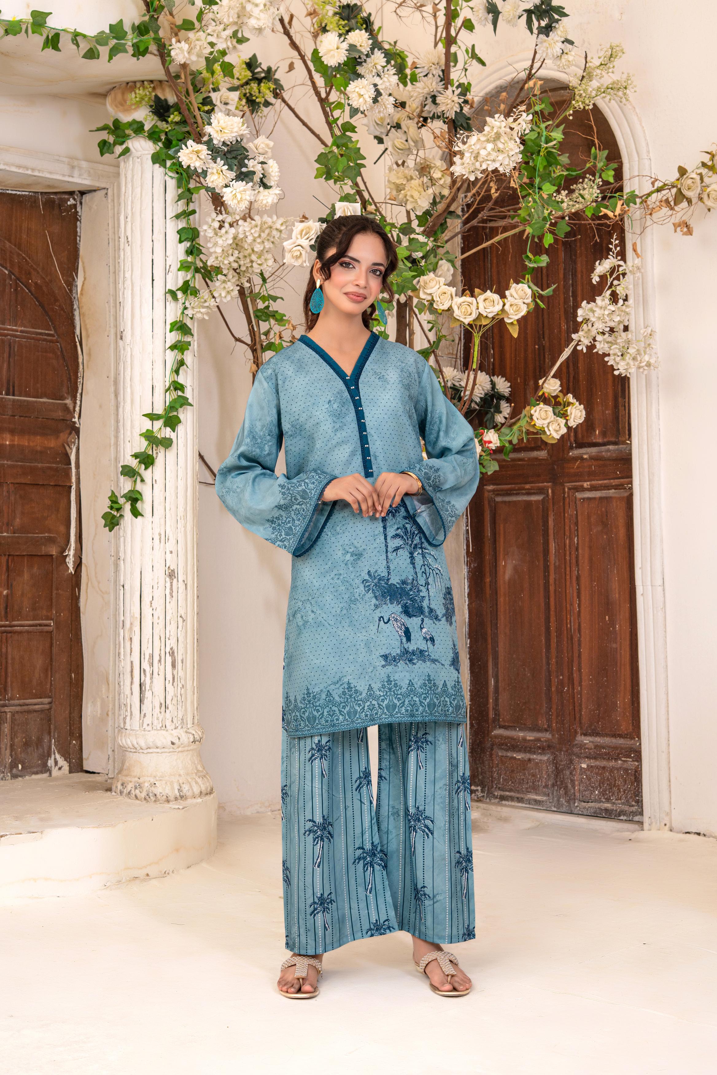 Gulkar By Abeera Stitched 2 Piece Printed Poly Lawn Suit-GK-04
