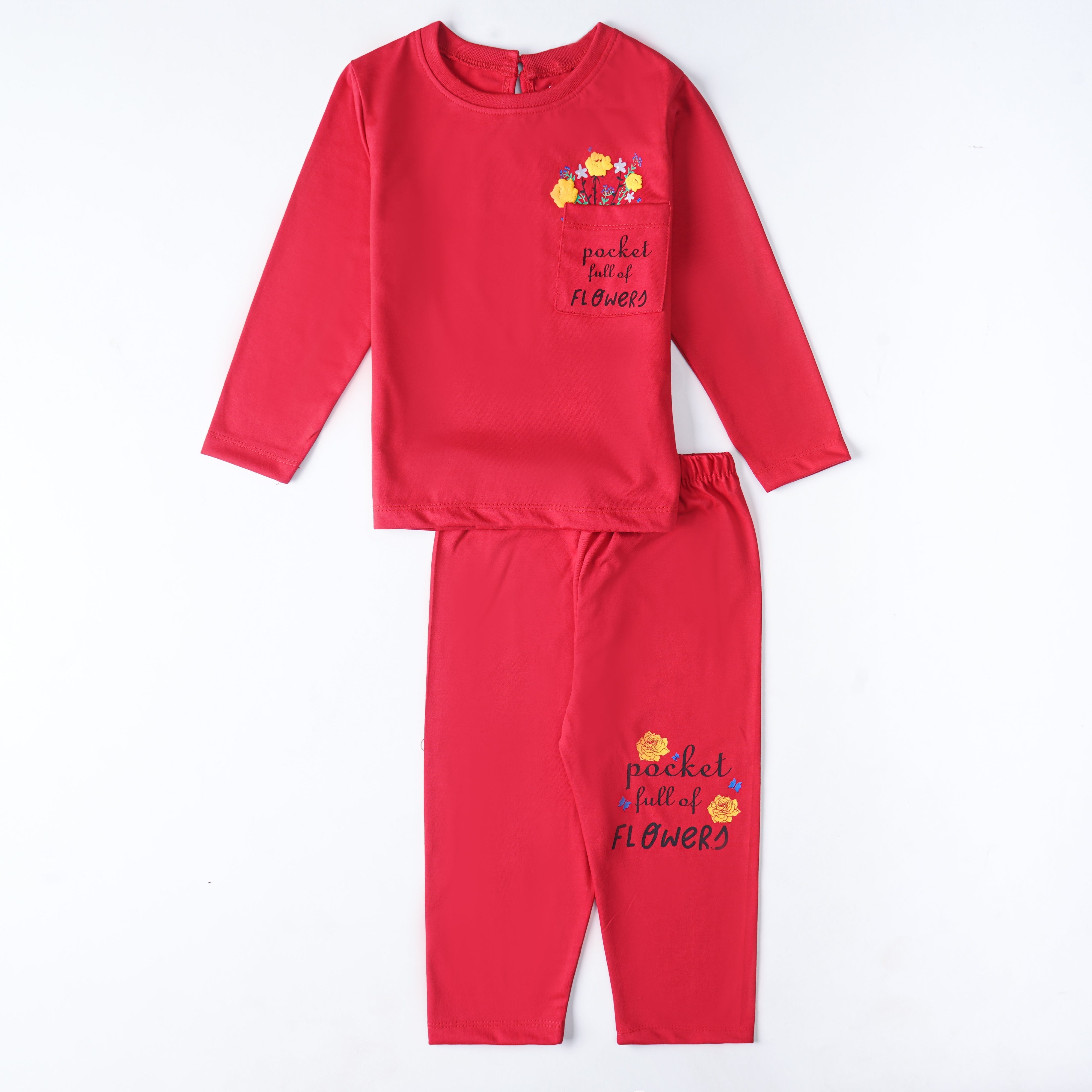 Kjunction Girls Printed Full Sleeve Suit