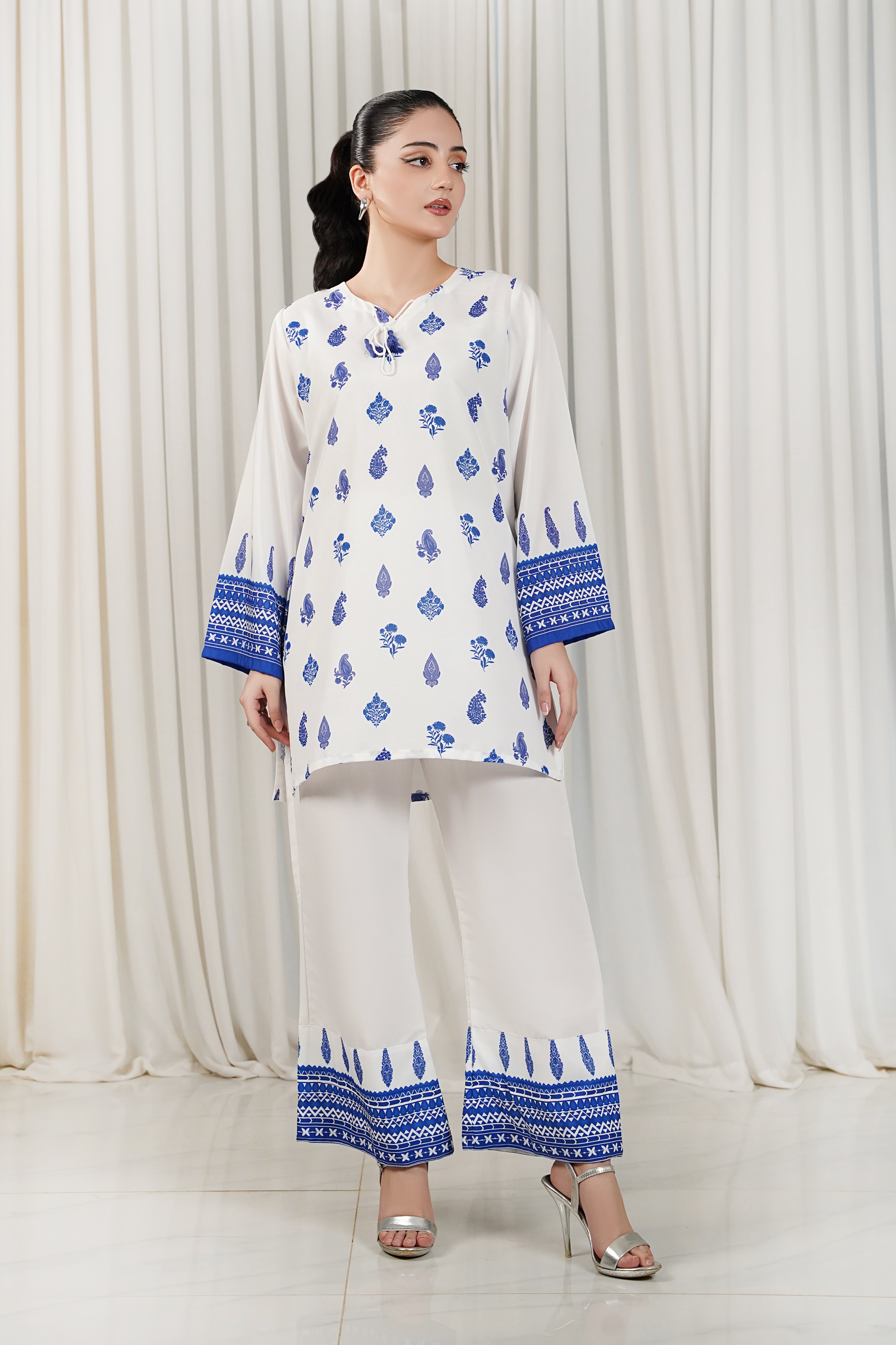 Dhaga Stitched 2 Piece Poly Cambric Collection'2025-Abigail