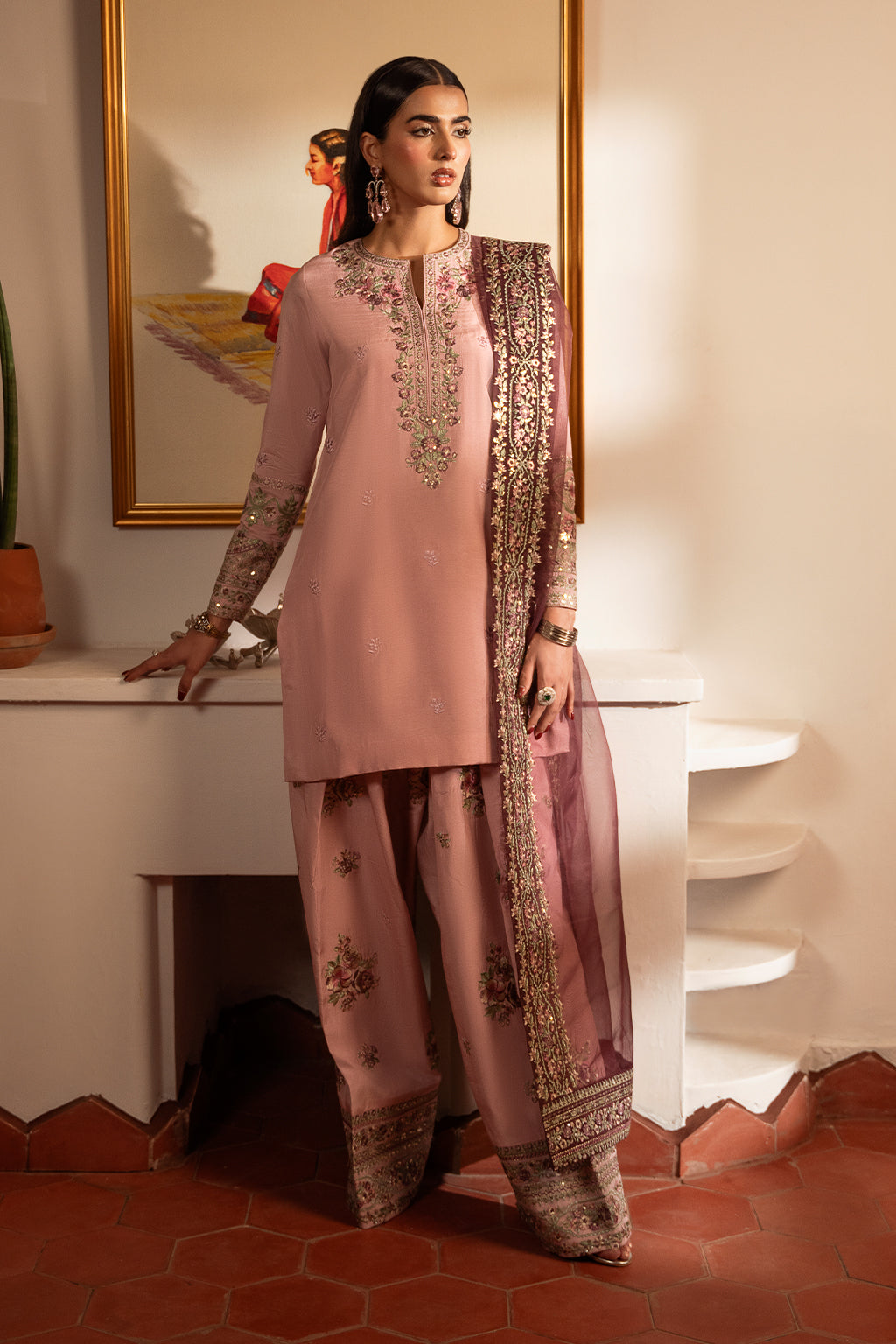 Meeru By Sheenora Stitched 3 Piece Festive Pret Collection'2025-LILAC SERENITY
