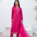 Threads & Weaves Stitched 3 Piece Pret Emb Viscose Collection-05