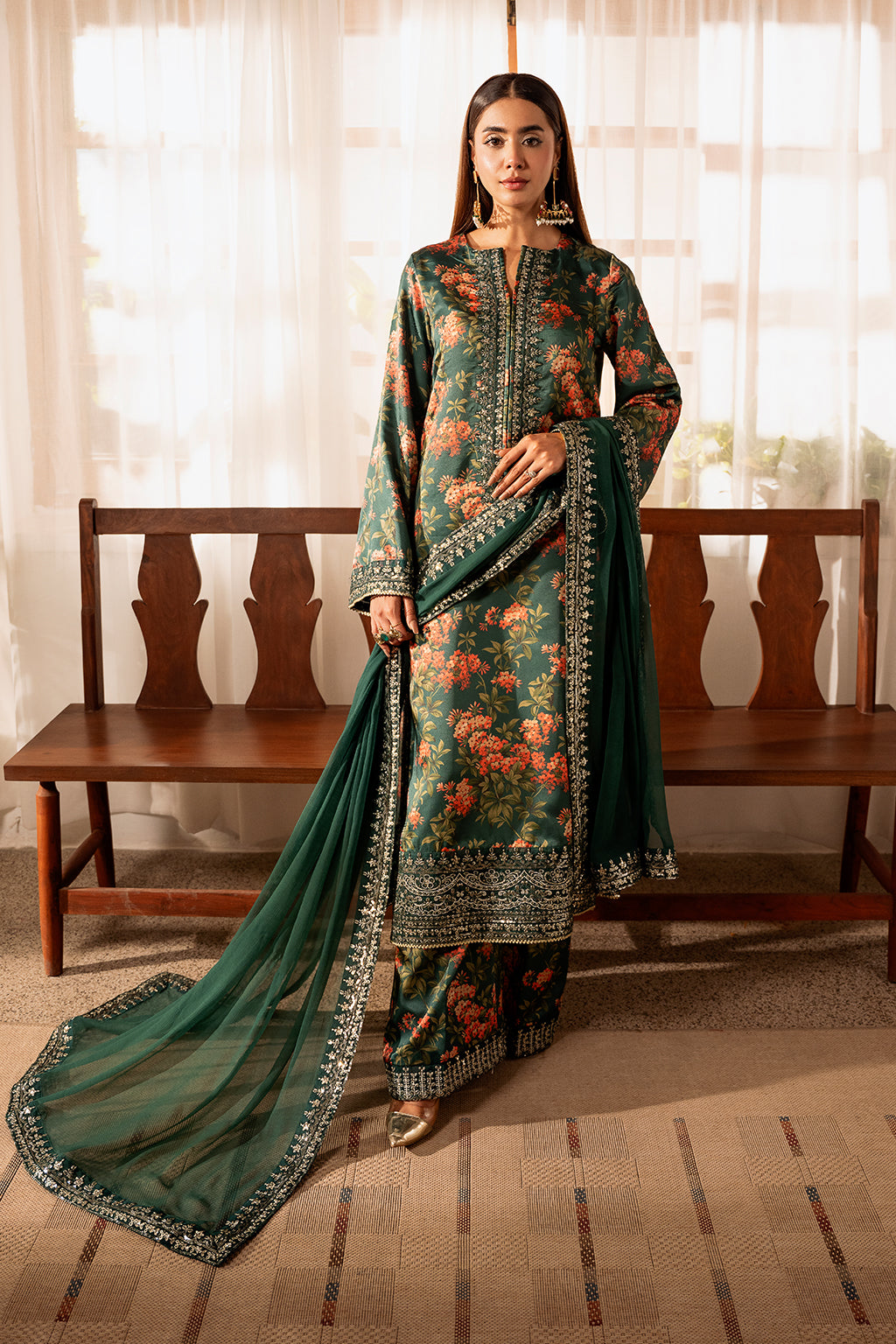 Meeru By Sheenora Stitched 3 Piece Festive Pret Collection'2025-OMAVI