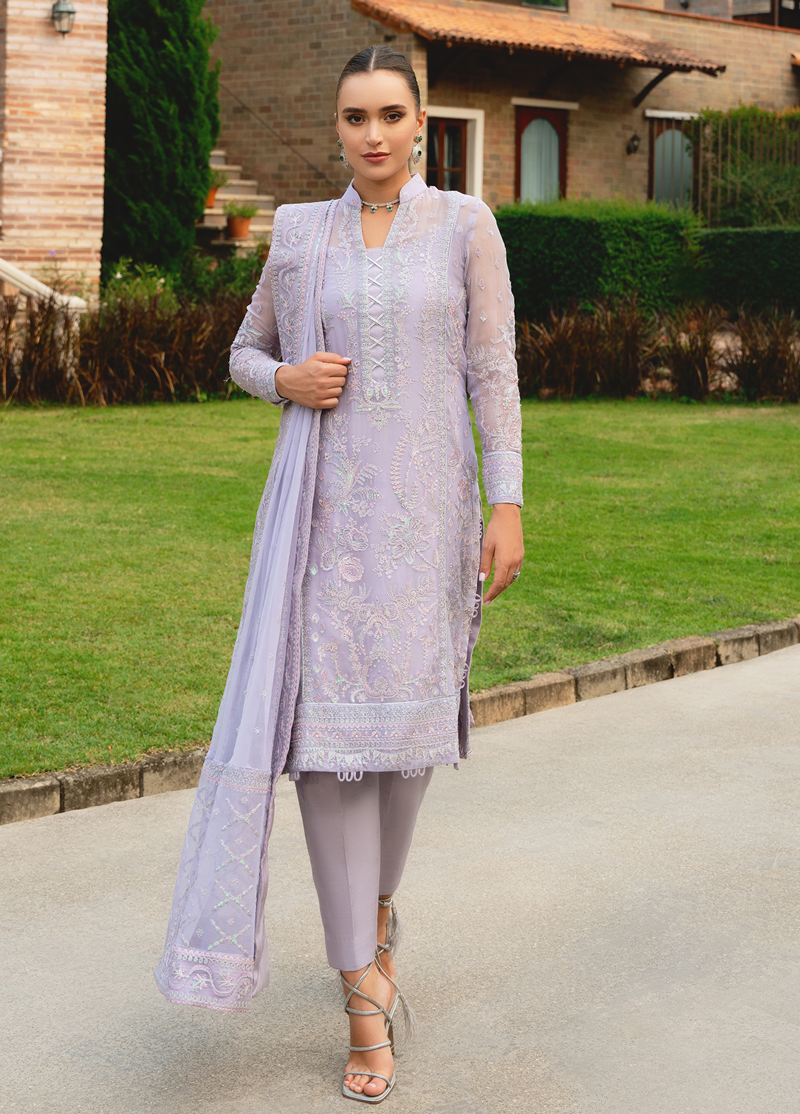 Gulaal Unstitched 3 Piece Luxury Emb Pret Suit-Ariya (GL-EP-2024-19)