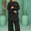 Tng By Md Solid Co Ords Collection-Farshi Black