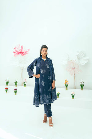 Amal Unstitched 3 Piece Printed Lawn Collection