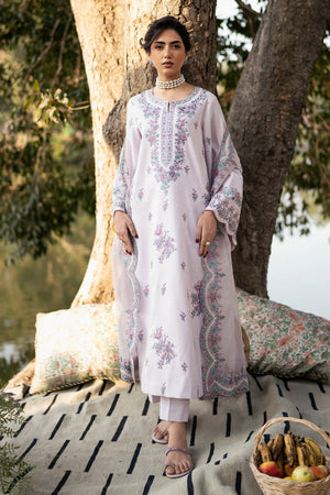 Fresco By Sheenora Stitched 3 Piece Lawn Edit Collection'2025-Lilac Grace
