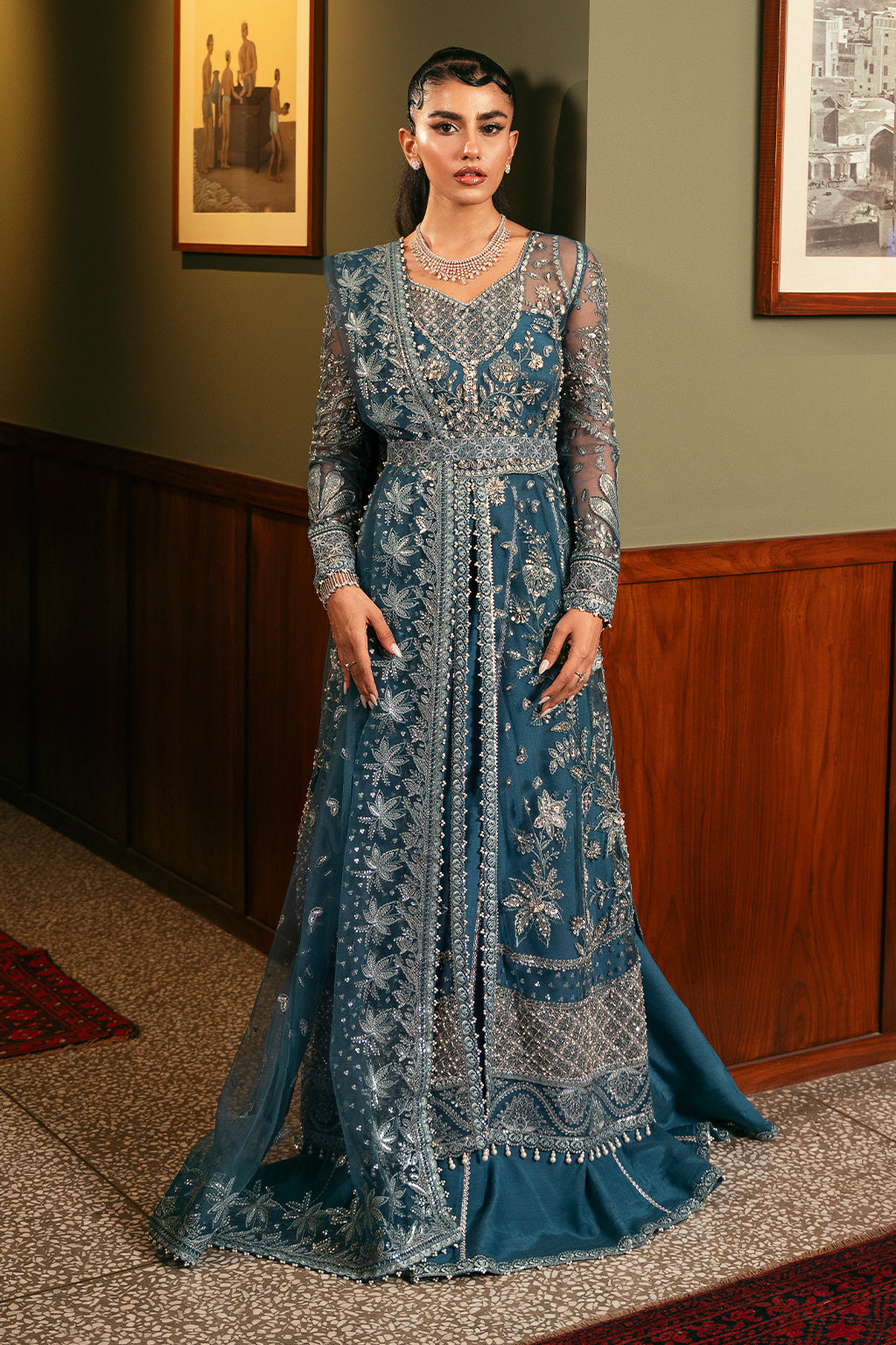 Glamoura By Sheenora Unstitched 3 Piece Wedding Formals Collection'2025-Nadia