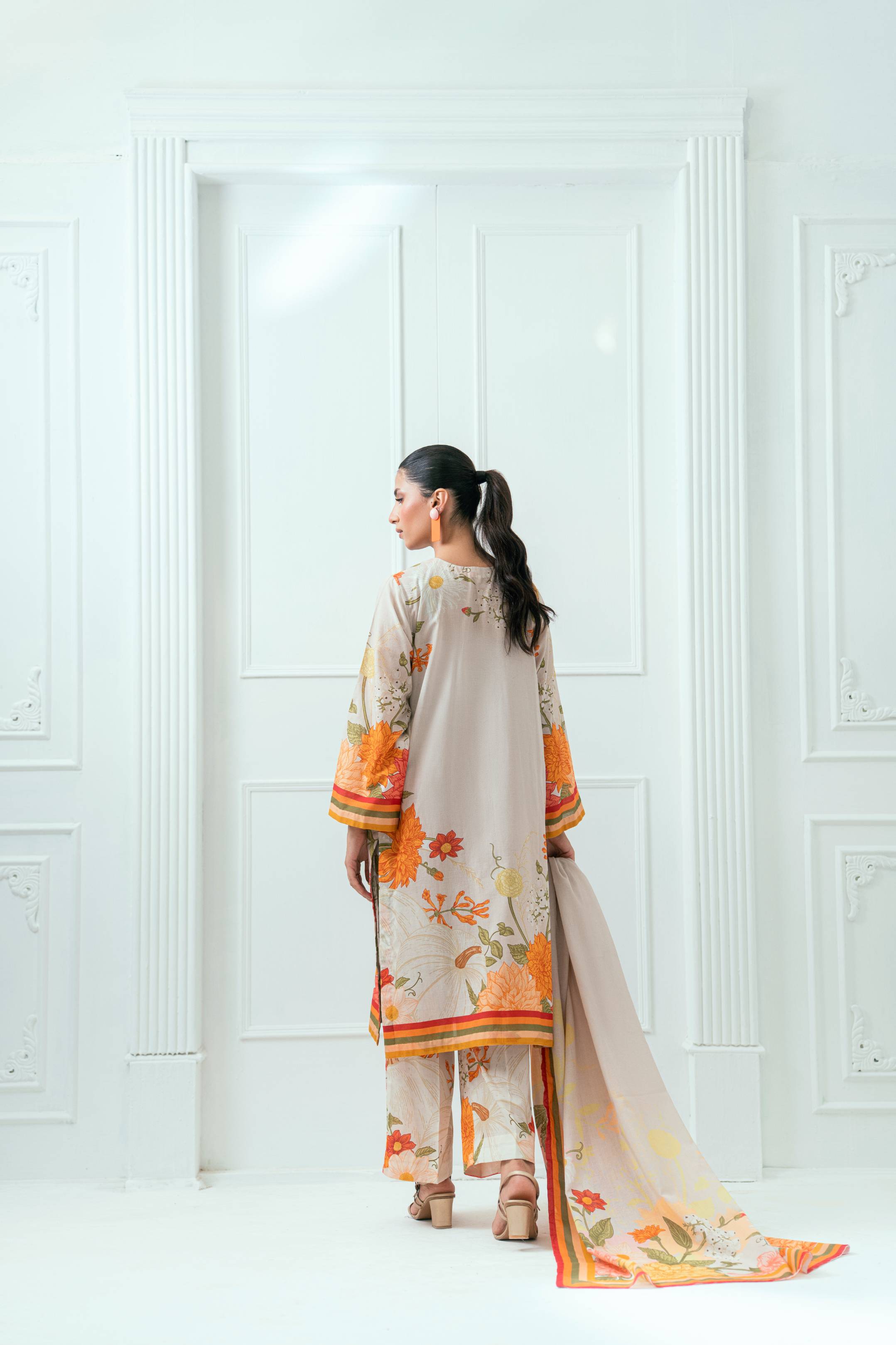 Amal Unstitched 3 Piece Printed Lawn Collection