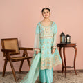 Khayat Stitched 3 Piece Kids Formals Collection'2025-Khayat-Aqua