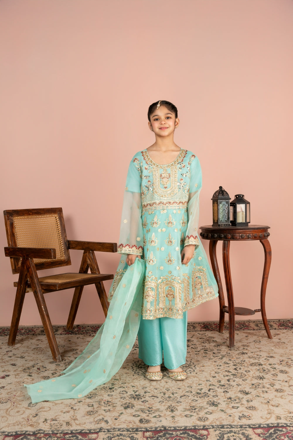 Khayat Stitched 3 Piece Kids Formals Collection'2025-Khayat-Aqua