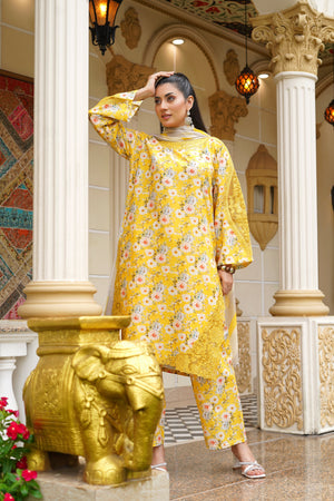 Rang E Gulposh Stitched 3 Piece Lawn Collection'2025RNG-1209