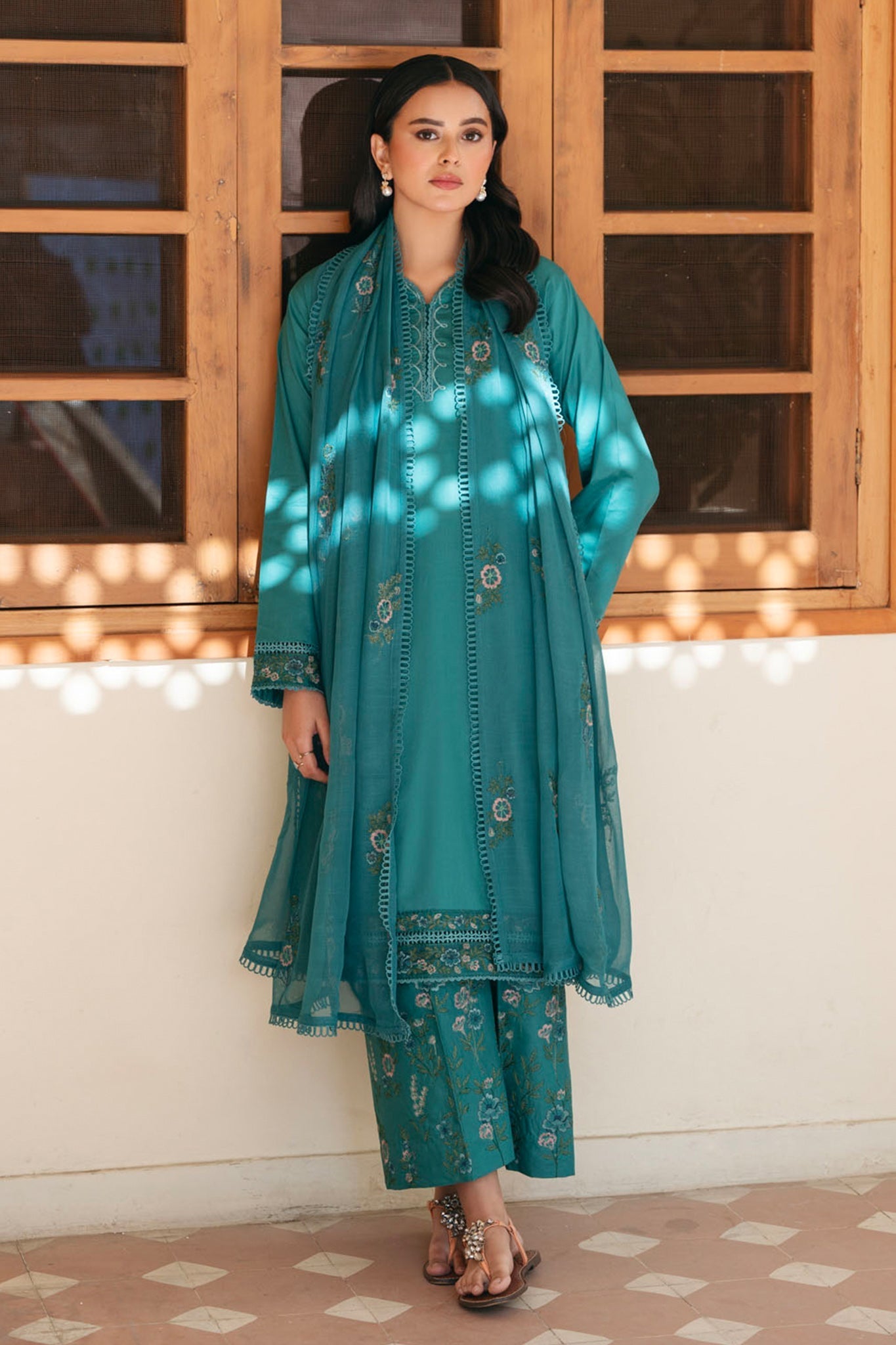 Spring Edit'25 By Mannat Clothing Stitched Collection-Zenia