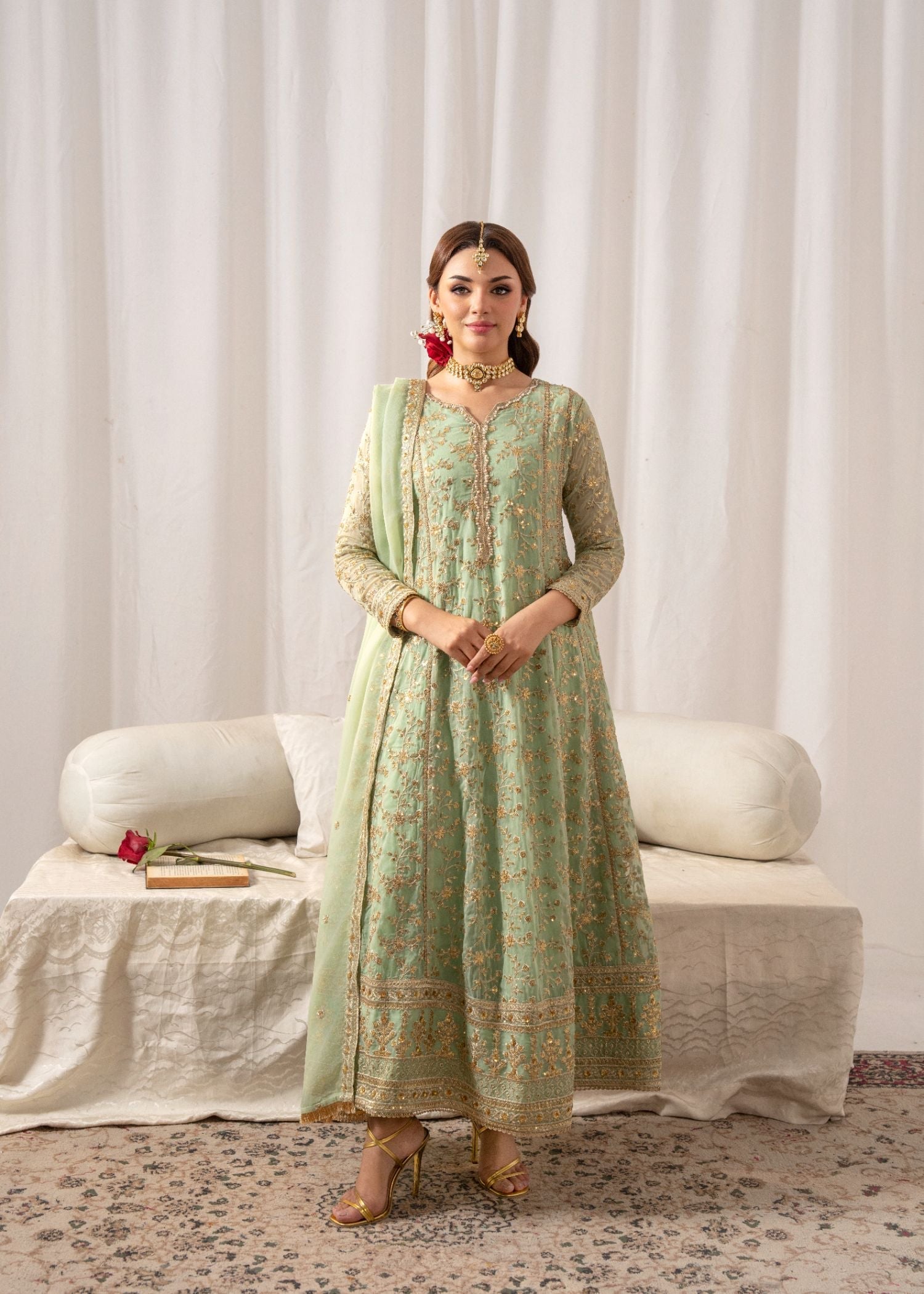Rehana By Al Harir Stitched 3 Piece Formals Suit-AH013-Rehana-Angoori