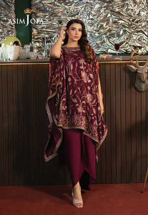 Asim Jofa Premium Festive Ajpf-04 Embroidered Chiffon 2 Pcs