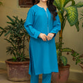 Tng By Md Solid Co Ords Collection-Aasmaan Turquoise Blue