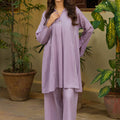 Tng By Md Solid Co Ords Collection-Qalam Lilac