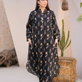 Threads & Weaves Stitched 2 Piece Lawn Suit-Elegant Black Floral Lawn Suit-RTWL25106