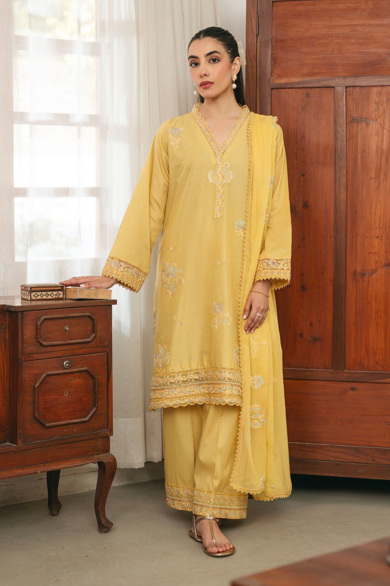 Spring Edit'25 By Mannat Clothing Stitched Collection-Dawn