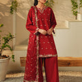 Summer Sky By Mannat Clothing Stitched Collection-Rose
