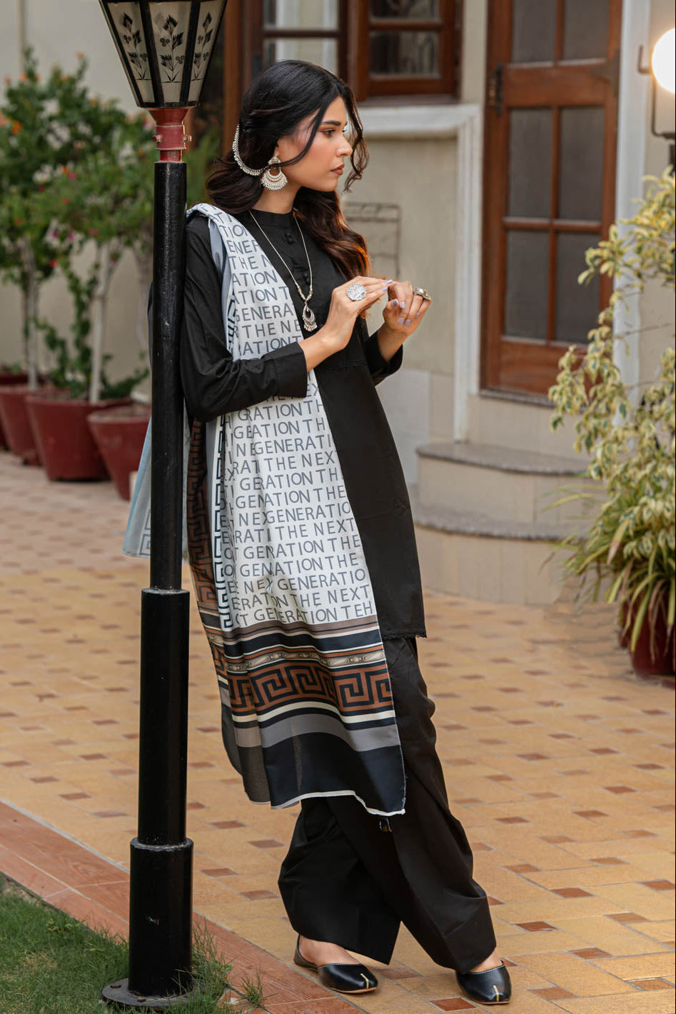 Tng By Md Stole Collection-TNG-Signature-Stole White