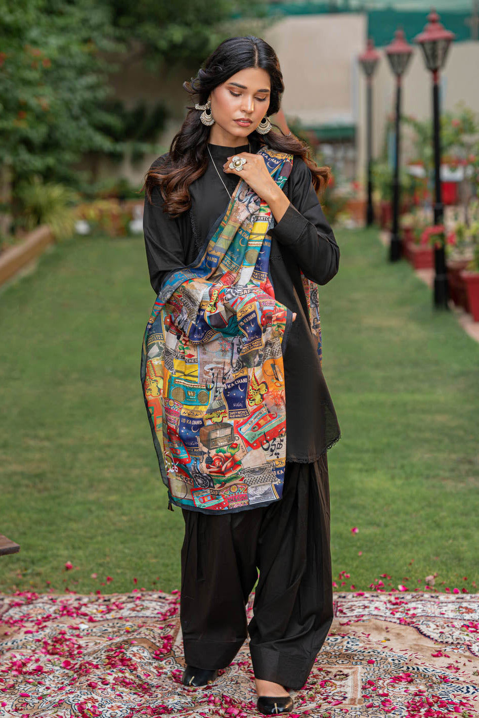 Tng By Md Stole Collection-Yaadein Stole