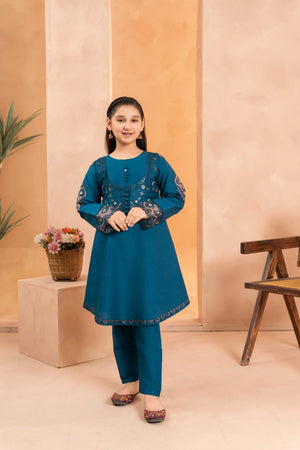 Khayat Stitched 2 Piece Kids Summer Collection'2025 Khayat-Blue