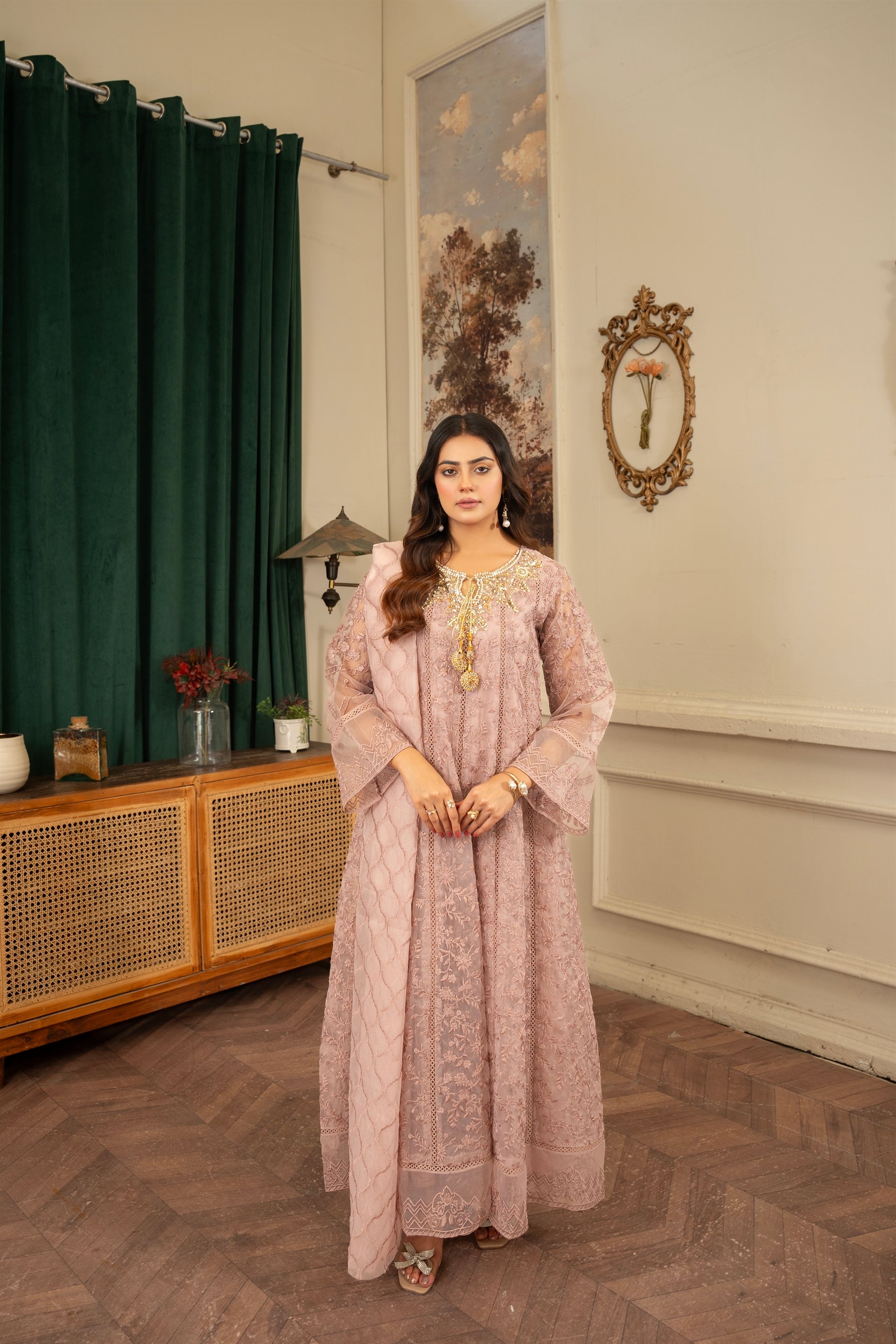 Rang Nirala By Manahils Stitched 3 Piece Formals Collection'2025-K-171-LILAC