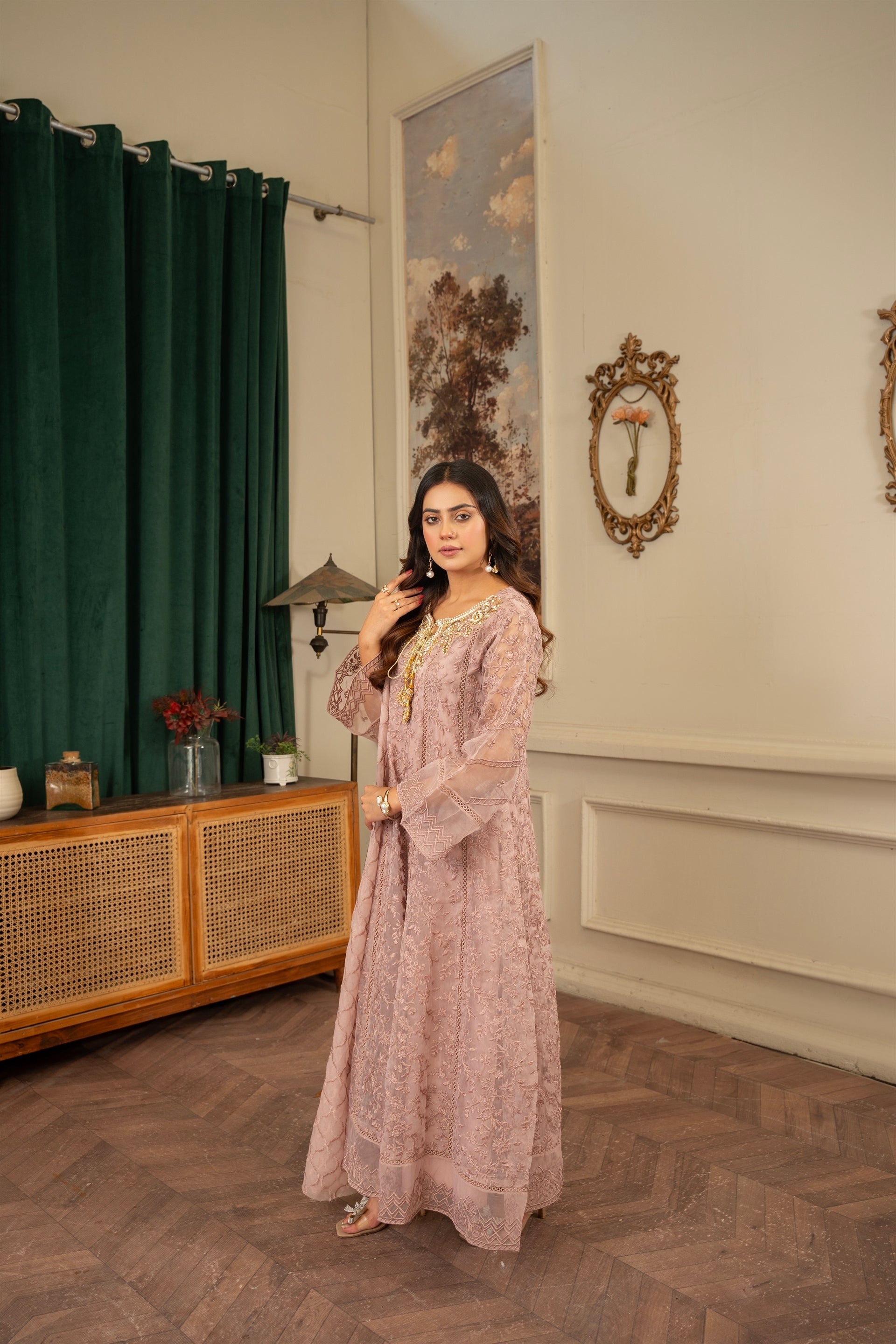 Rang Nirala By Manahils Stitched 3 Piece Formals Collection'2025-K-171-LILAC