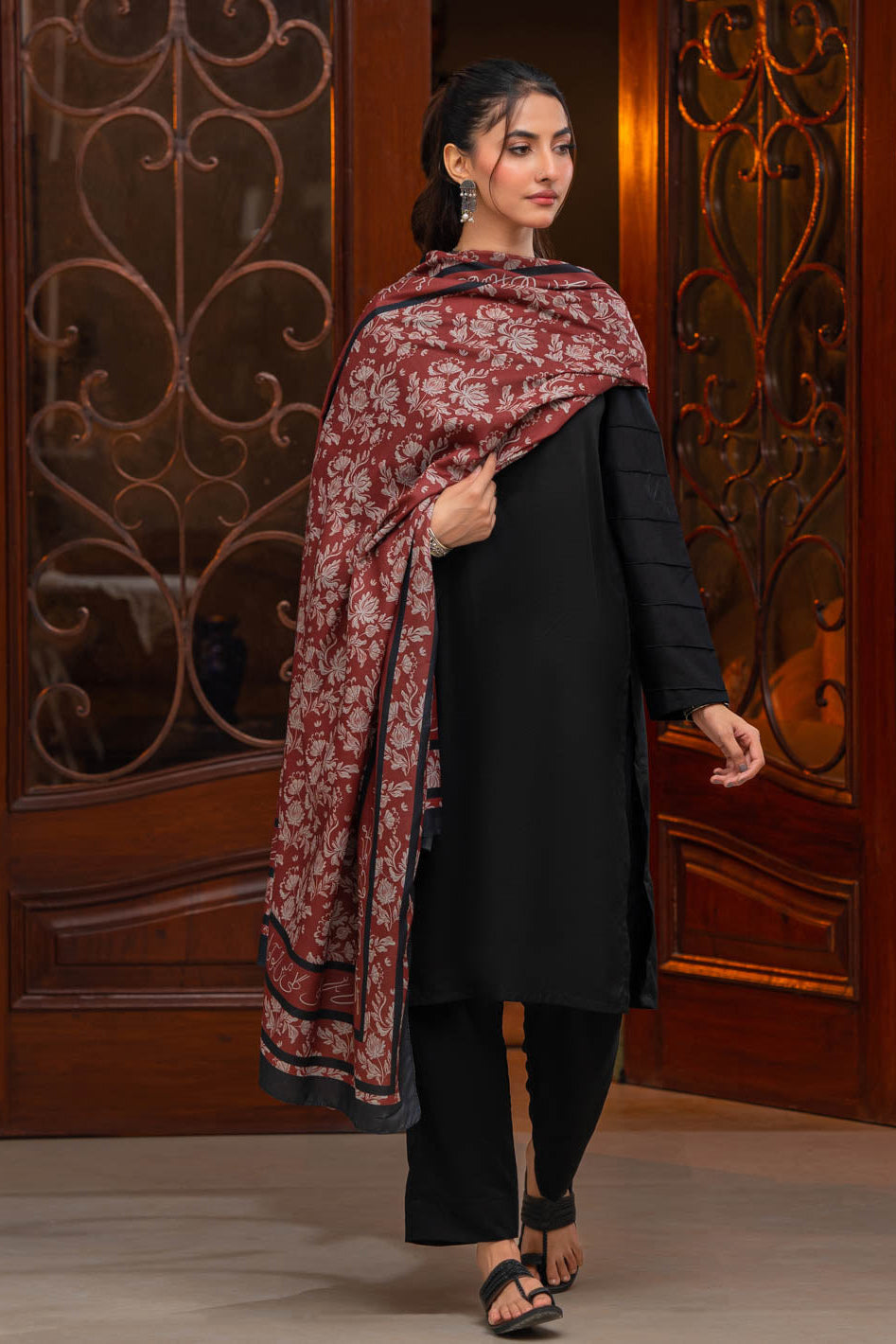 Tng By Md Odhni Collection-Chahat Odhni (Brown)