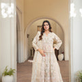 Couture by Manahils Stitched 3 Piece Luxury Formals Collection'2025-022-BEIGE