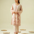 Signature Evening Wear By Zouj Stitched 2 Piece Summer Suit-Blush Celisse