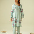Signature Evening Wear By Zouj Stitched 2 Piece Summer Suit-Olen