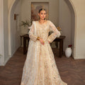 Couture by Manahils Stitched 3 Piece Luxury Formals Collection'2025-001-BEIGE