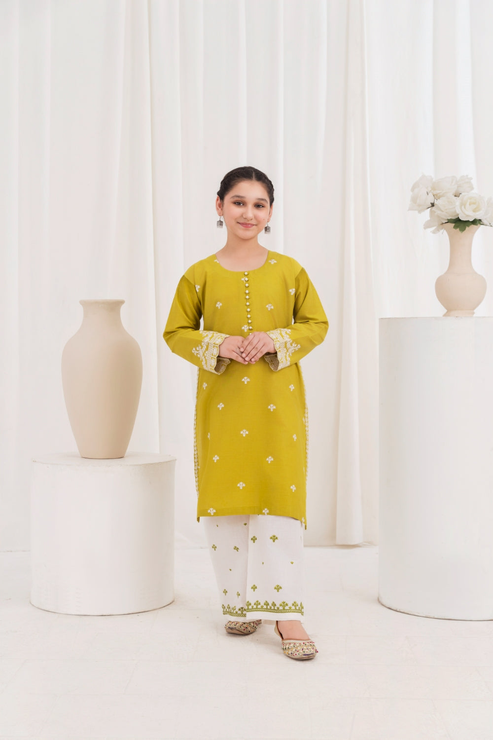 Khayat Stitched 2 Piece Lawn Suit-Parrot