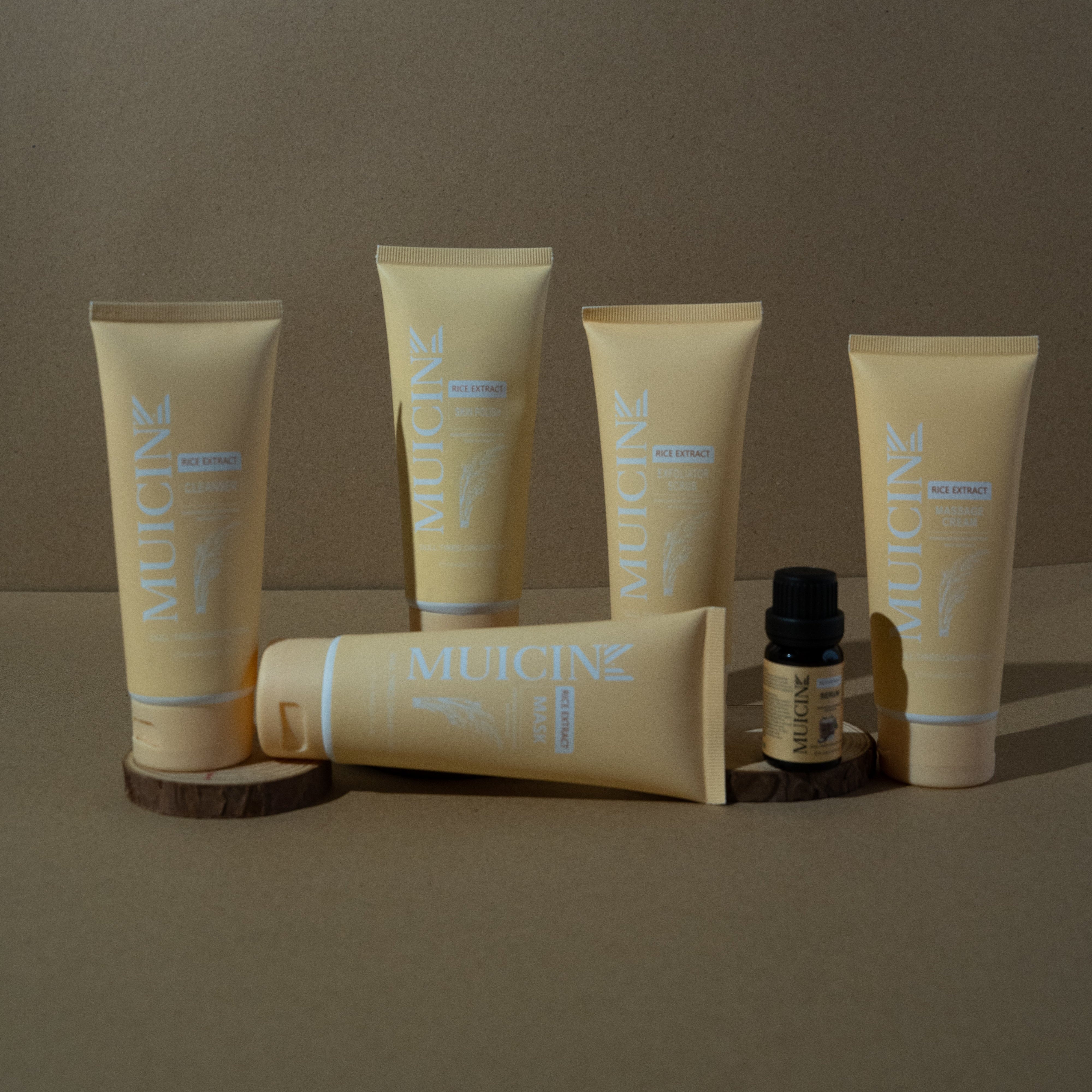 Muicin-Rice Extract Light & Bright Facial Kit