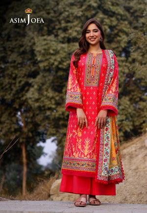Asim Jofa Designers Limited Edition Pret Ajuub-16 Printed Lawn Stitched 3 Pcs