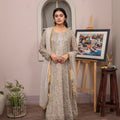 Rang Nirala By Manahils Stitched 3 Piece Formals Collection'2025-K-169-CAMEL BROWN