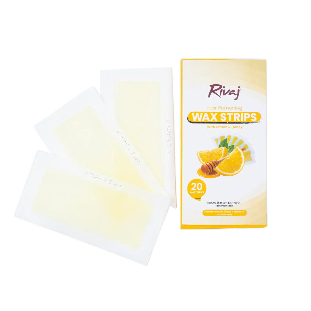 Rivaj - Hair Removing Body Wax Strips (Lemon & Honey)