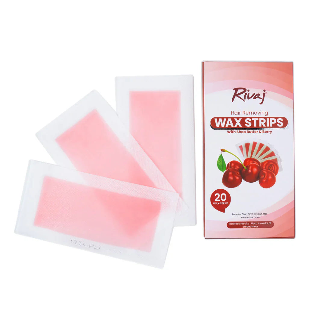 Rivaj - Hair Removing Wax Strips (Shea Butter & Berry)