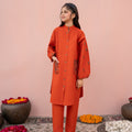 Khayat Stitched 2 Piece Lawn Kids Collection'2025-Rust